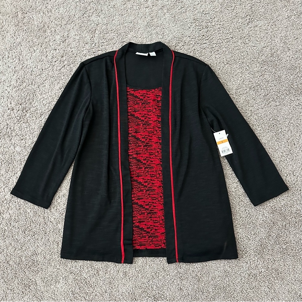 Kim Rogers Top Womens Size S Cardigan